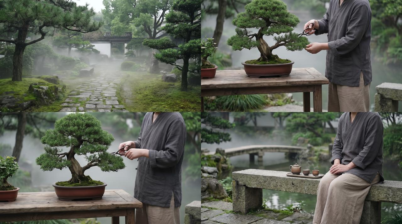 香蕉视频园艺生活视频 – 盆景修剪技艺视频教程，dvkwng.cn